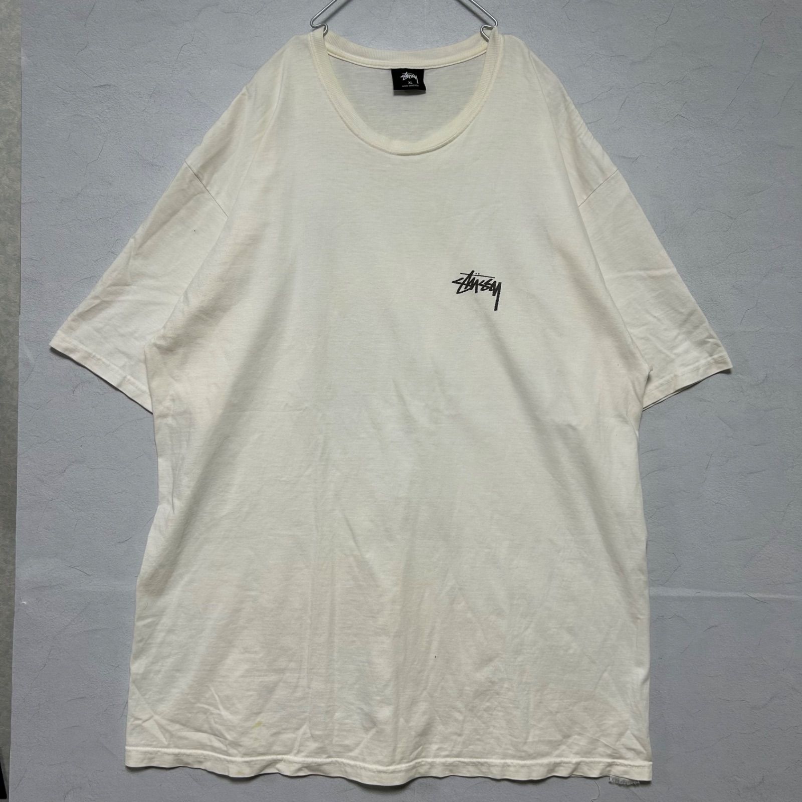 STUSSY ステューシー シャドーマン デカロゴ Tシャツ ストックロゴ 