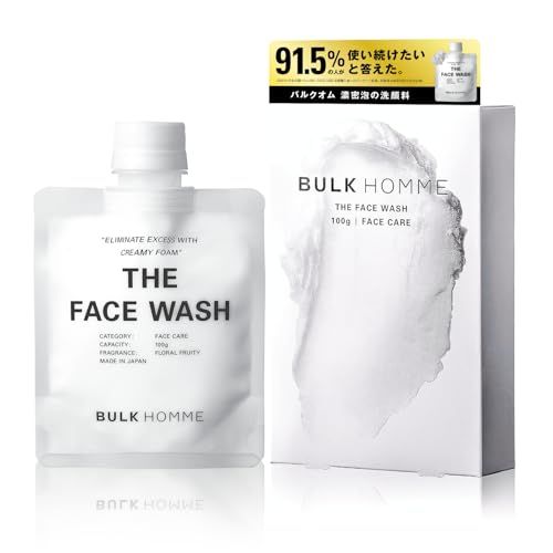 バルク洗顔 バルクオム 洗顔 メンズ 100g THE FACE WASH 泡 泡洗顔 洗顔料pms