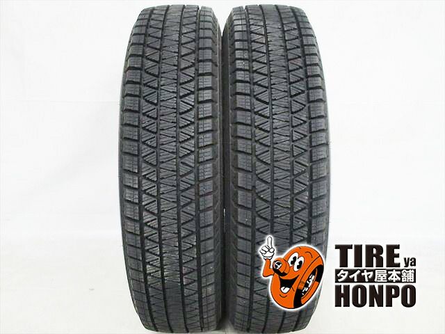 【中古 冬用】2本セット 175/80R16 91Q ブリヂストン ブリザック DM-V3 スタッドレスタイヤ 中古タイヤ