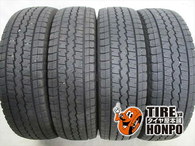 【中古 冬用】4本セット 195/80R15 107/105L ダンロップ ウィンターマックス SV01 スタッドレスタイヤ 中古タイヤ