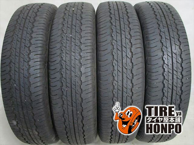 【中古 夏用】4本セット 195/80R15 96S ダンロップ グラントレックAT20 サマータイヤ 中古タイヤ