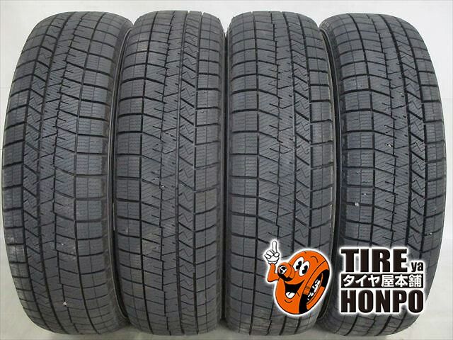 【中古 冬用】4本セット 165/65R14 79Q ダンロップ ウィンターマックスWM03 スタッドレスタイヤ 中古タイヤ