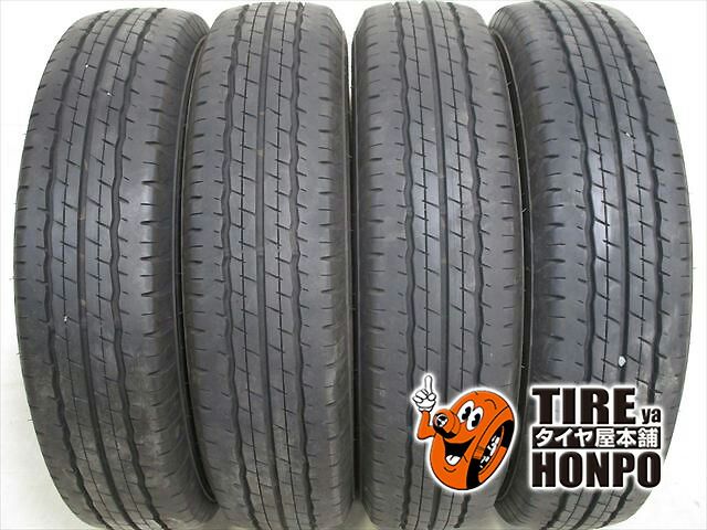 【中古 夏用】4本セット 155/80R14 88/86N ダンロップ SP175L サマータイヤ 中古タイヤ