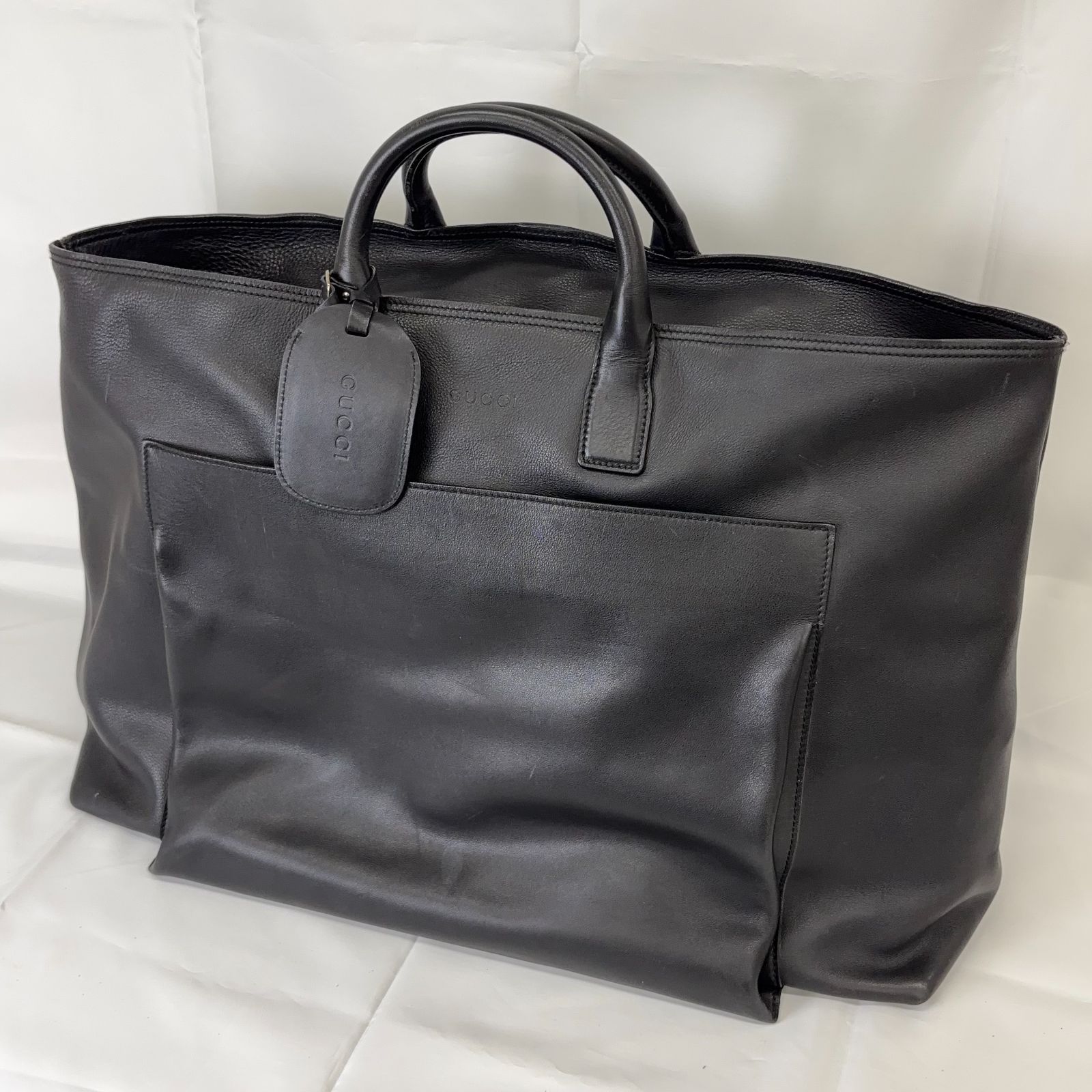 送料無料】GUCCI グッチ レザートートバッグ ハンドバッグ 旅行鞄