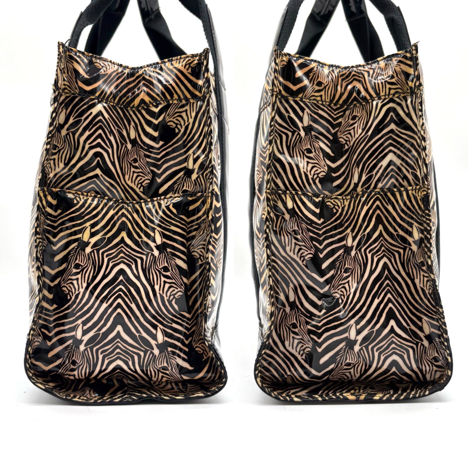 美品✨】Tory Burch Zebra Print Ella tote bag トリーバーチ ゼブラ柄 