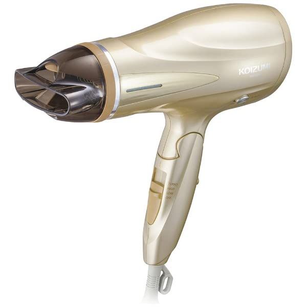 新品 コイズミ ヘアドライヤー マイナスイオン 大風量 スカルプ機能 ゴールド KHD-9230/N