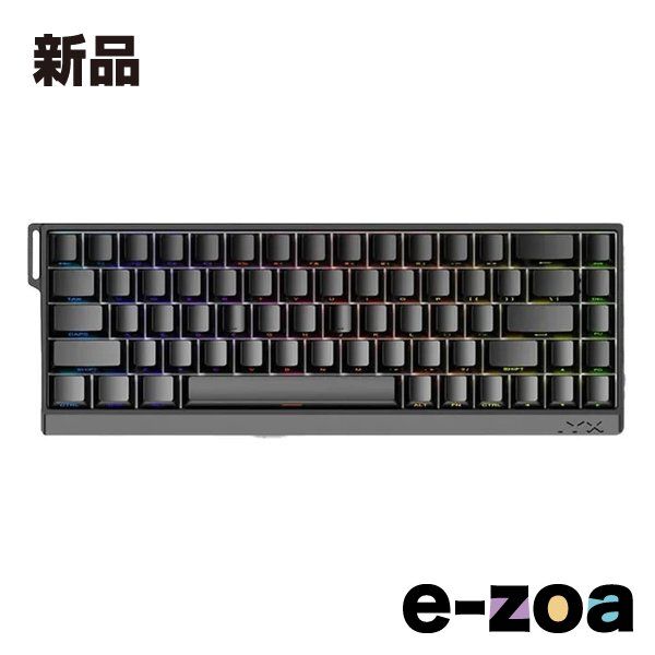 IYX アイワイエックス ラピッドトリガーゲーミングキーボード 8000HZ/4000HZ/0.3ms/アルミニウム/ブラック IYX-MU68 PRO-BK (2655515)