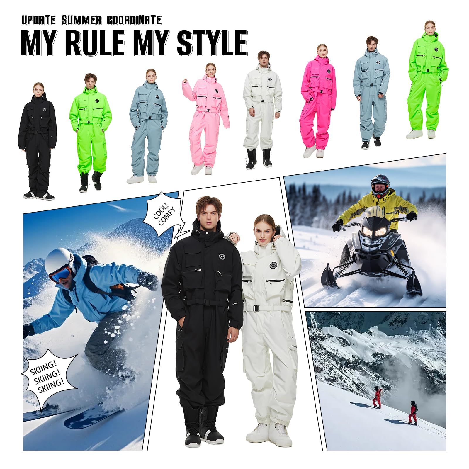 新品 [MORGEN SKY] スノボウェア つなぎ ワンピース スキーウェア