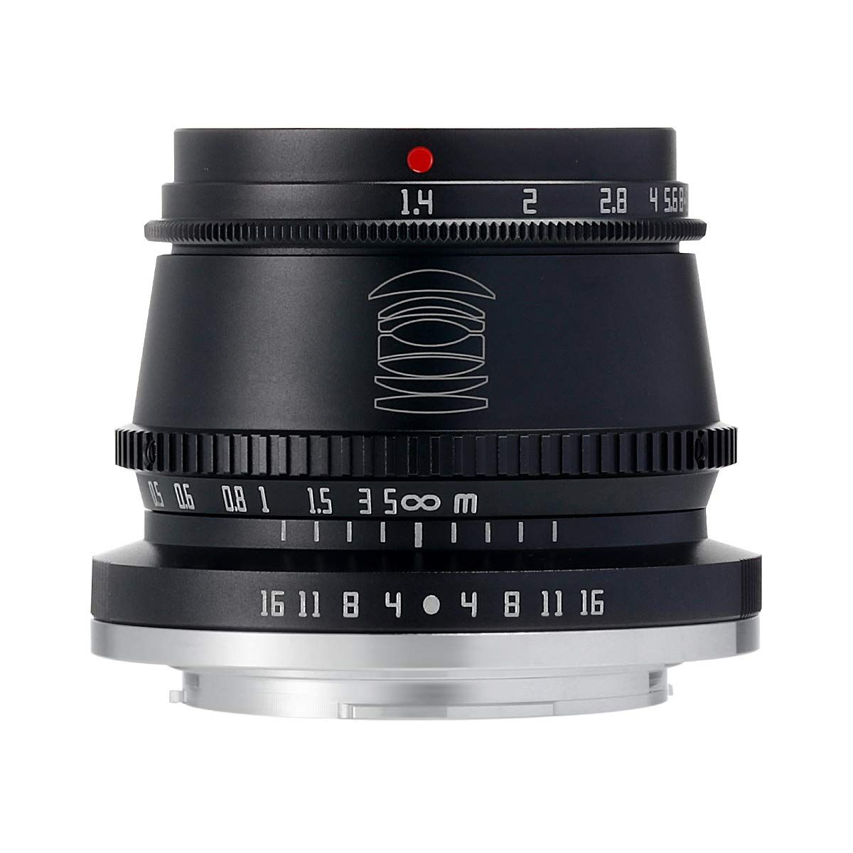 新品 TTArtisan 35mm f/1.4 マイクロフォーサーズ MF 単焦点レンズ (国内正規品・メーカー2年付) MFT M43 マニュアルフォーカス ミラーレスカメラ用 コンパクト 軽量 大口径F1.4 明るいレンズ スナップ/ポートレート撮影 ブラ