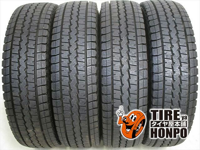 【中古 冬用】4本セット 165R13 6PR ダンロップ ウィンターマックスSV01 スタッドレスタイヤ 中古タイヤ