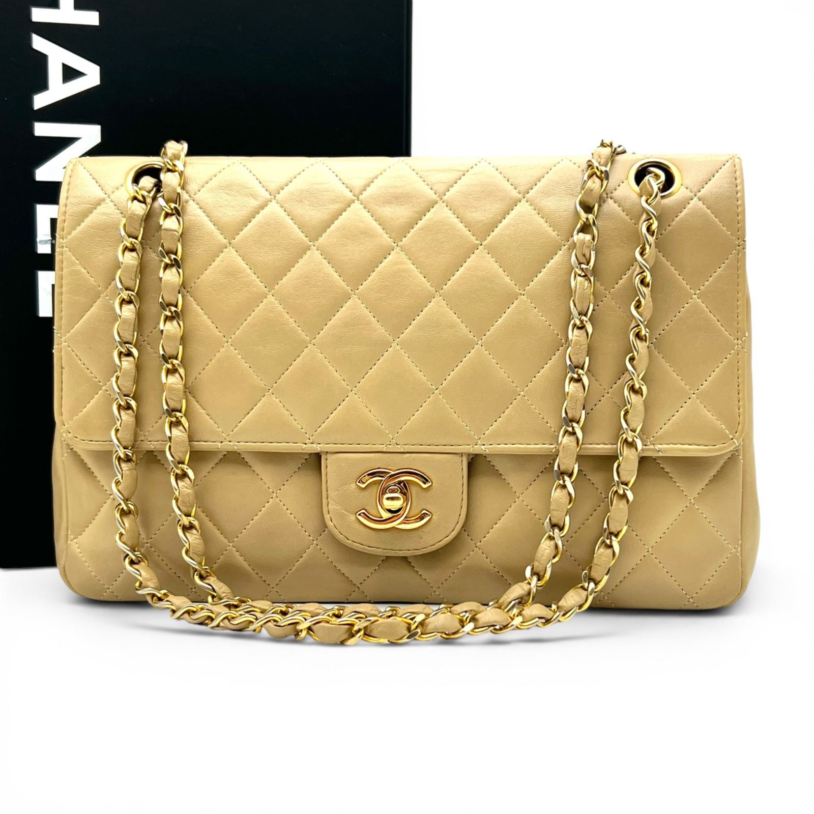CHANEL シャネル マトラッセ ダブルフラップ ダブルチェーン チェーン