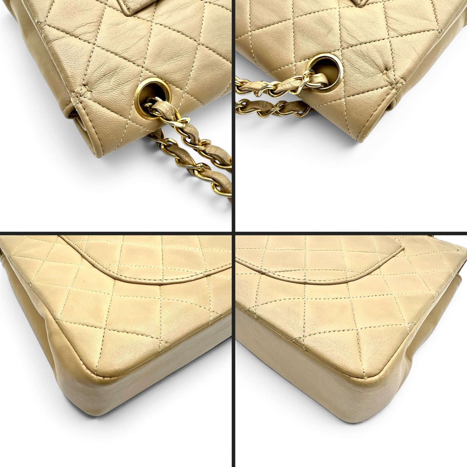 CHANEL シャネル マトラッセ ダブルフラップ ダブルチェーン チェーン 
