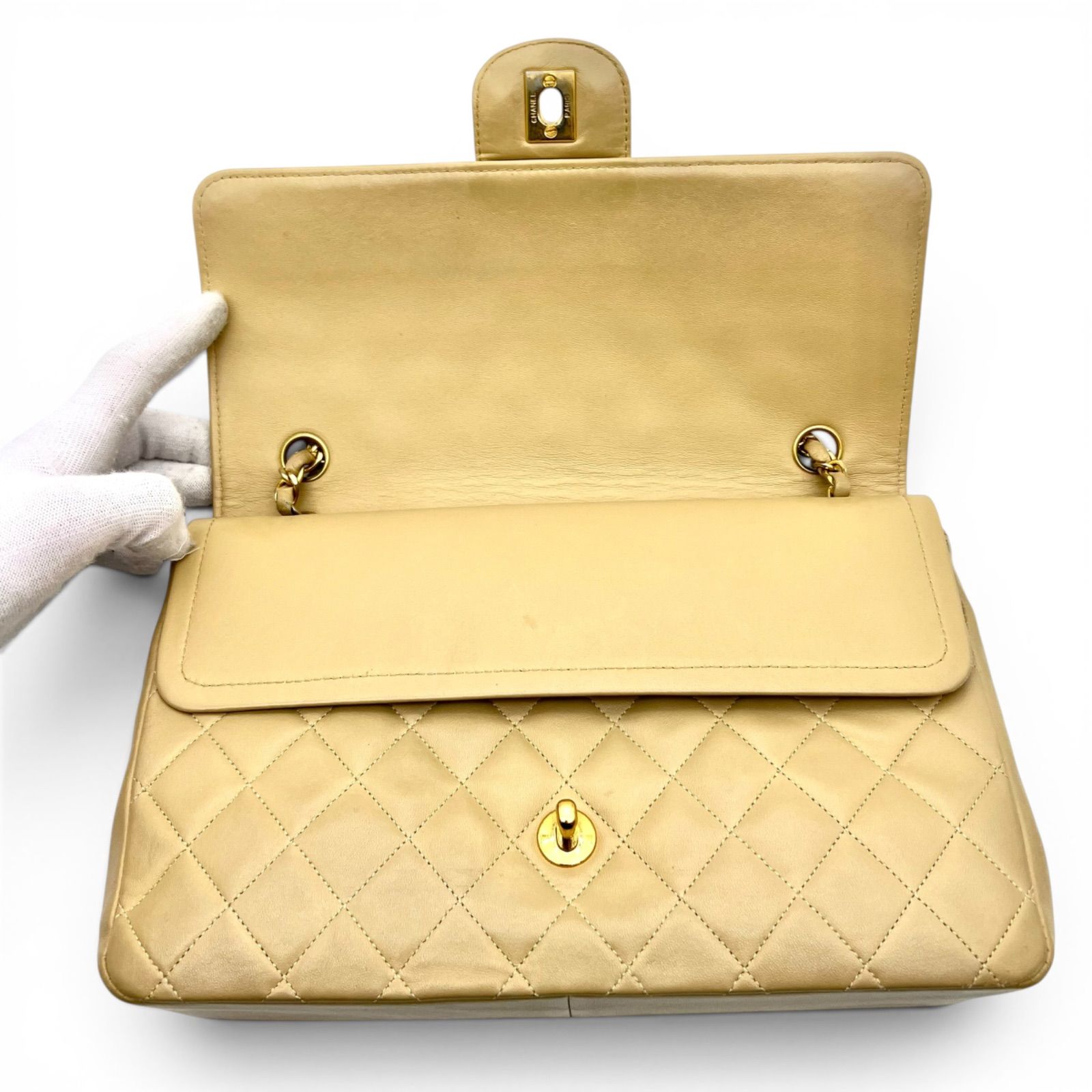 CHANEL シャネル マトラッセ ダブルフラップ ダブルチェーン チェーン 
