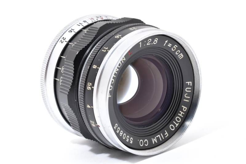 レンズ(単焦点) FUJINON L f=5cm 1:2.8 [L39] 実用品 Fujinon フジノン L 2.8 5cm L39マウント MFレンズ #4188-9