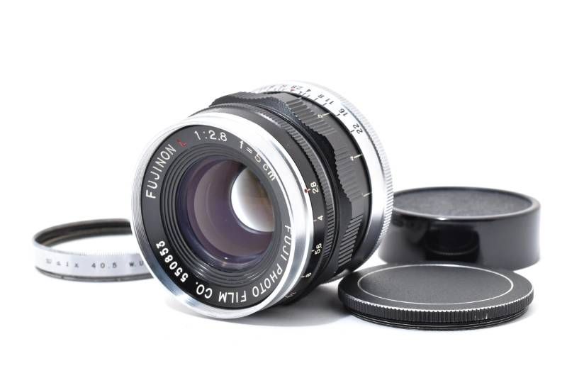 レンズ(単焦点) FUJINON L f=5cm 1:2.8 [L39] 実用品 Fujinon フジノン L 2.8 5cm L39マウント MFレンズ #4188-9