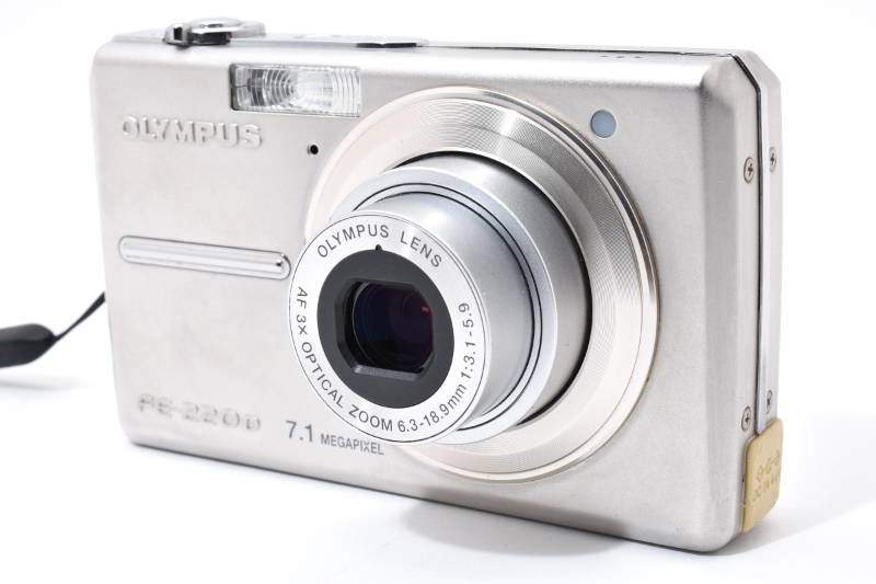 実用光学美品 Olympus オリンパス FE-220D xDピクチャーカード16MB付