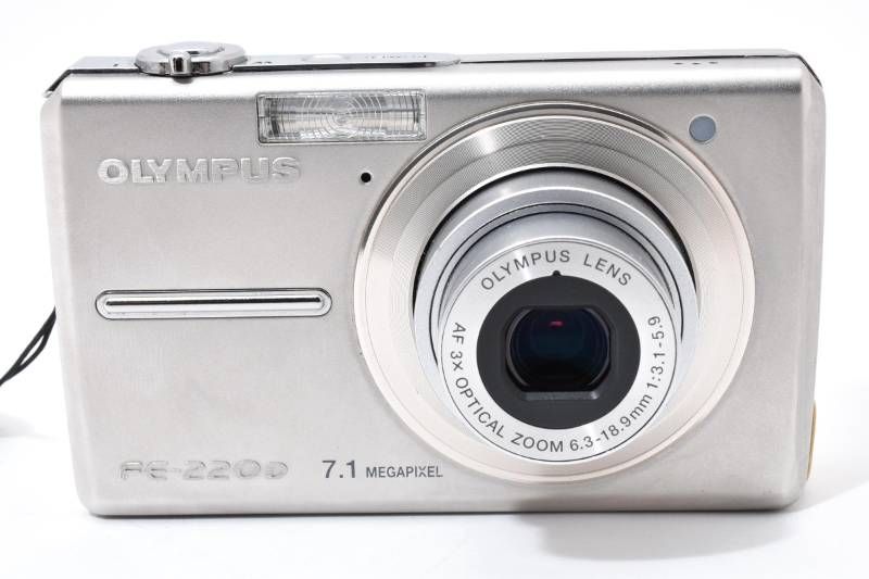 実用光学美品 Olympus オリンパス FE-220D xDピクチャーカード16MB付