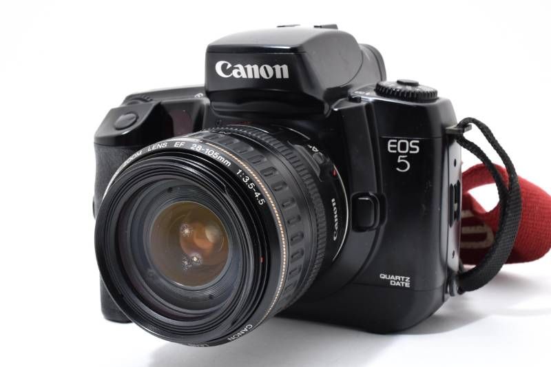 美品Canon EOS5 +28-105mm 1:3.5-4.5レンズキット 実用品 Canon キャノン EOS5 QUARTS DATE / EF 28-105mm 3.5-4.5 USM