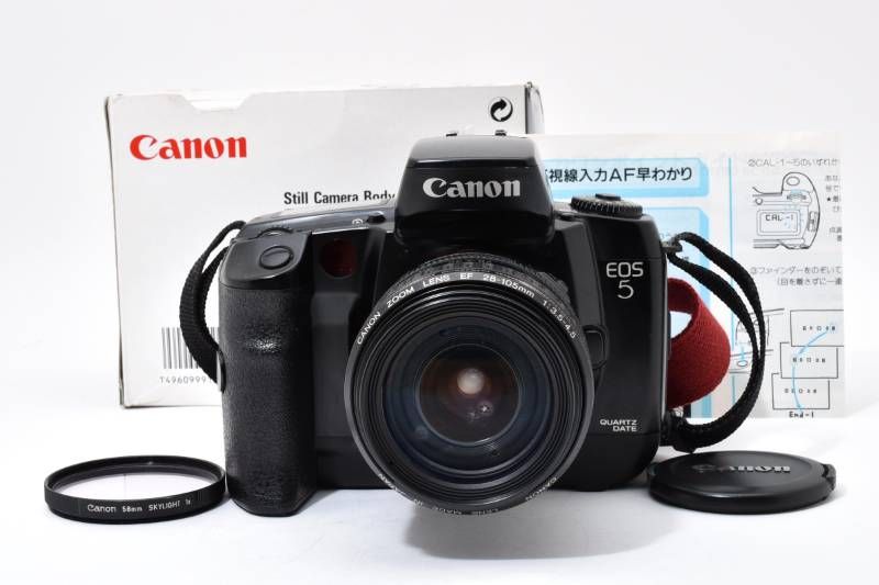 動作品！ Canon EOS5 QD 視線入力機能付！ キャノン フィルムカメラ