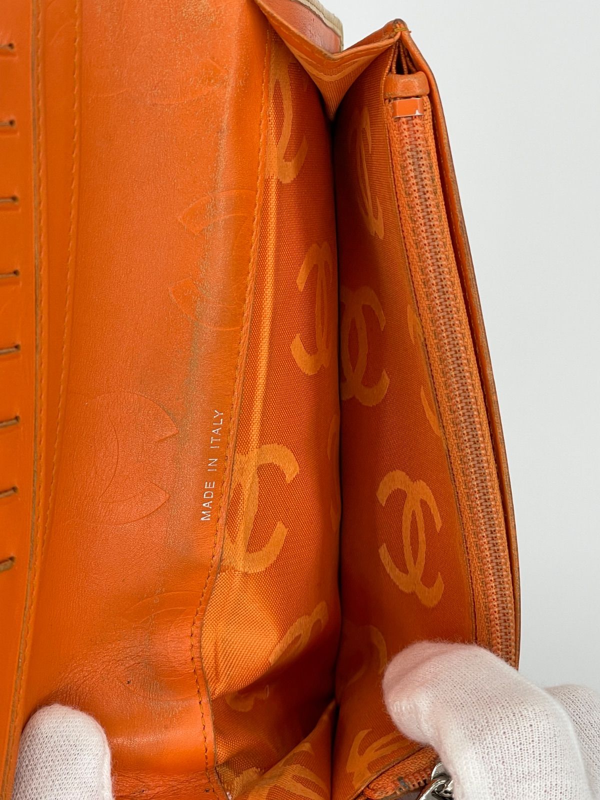 正規品]CHANEL カンボンライン 長財布 - メルカリ