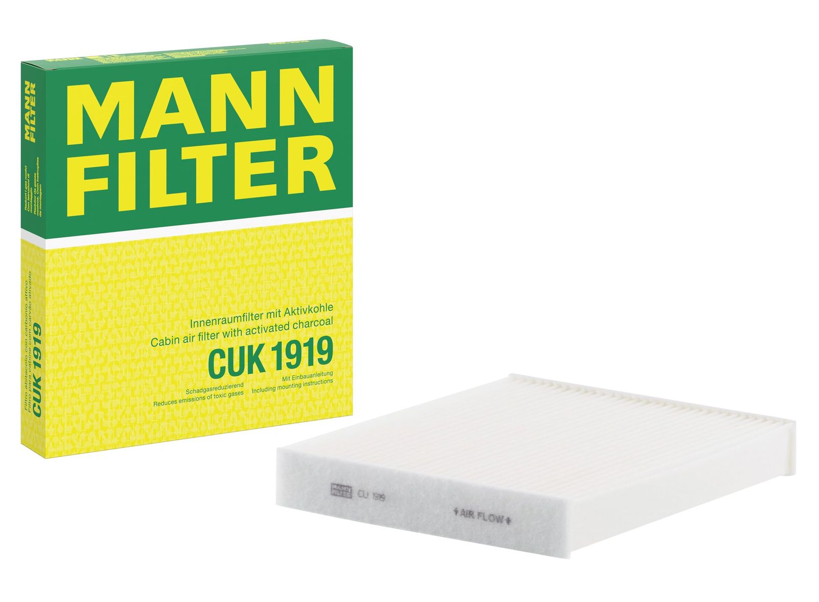 新品 MANN (マンフィルター) /エアコンフィルター 品番：CUK1919