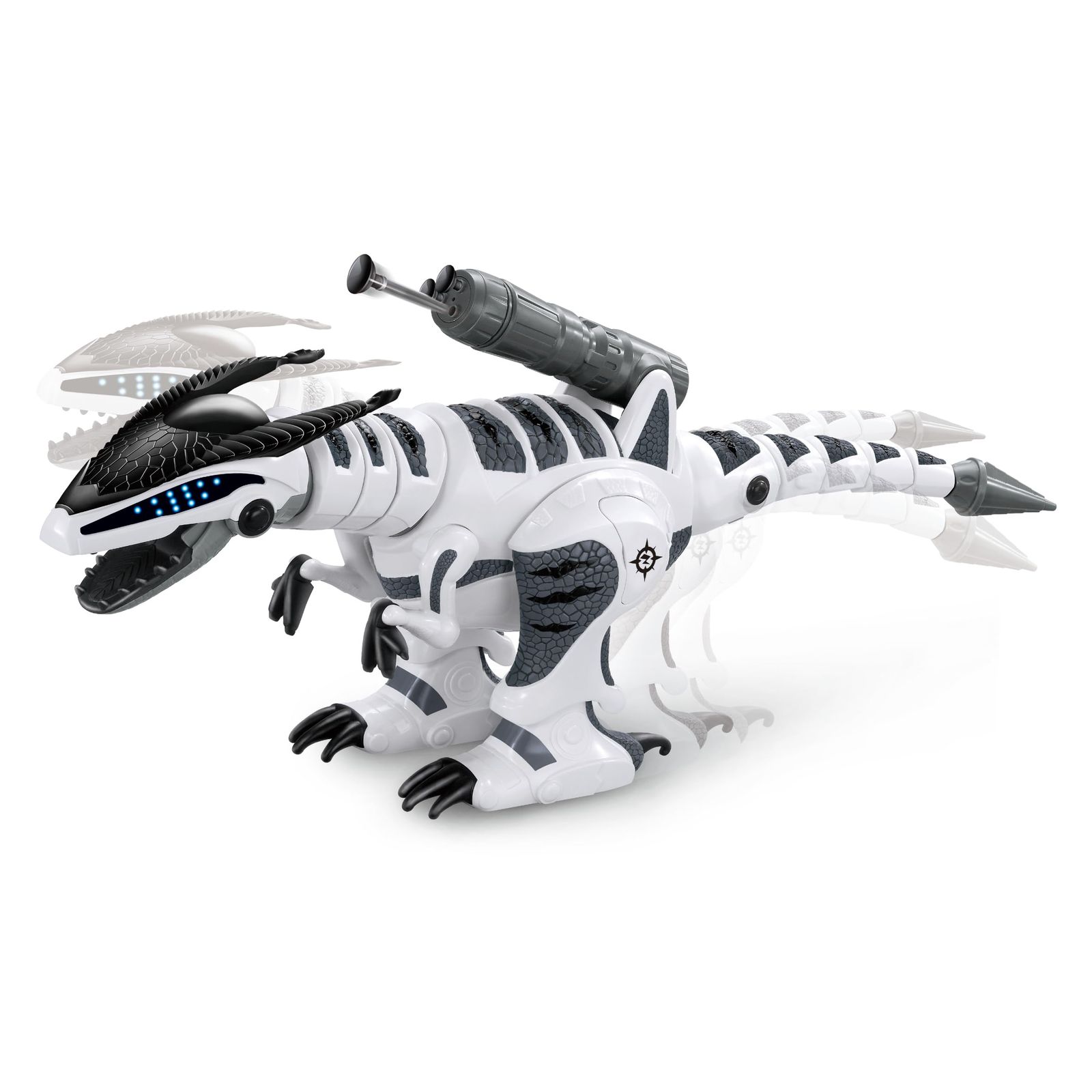 新品 TKSK ロボダイナソーX ホワイト【ROBODINOSAUR X】 赤外線コントロール プログラム玩具 対象年齢12歳以上 全長64.0cm TK-069