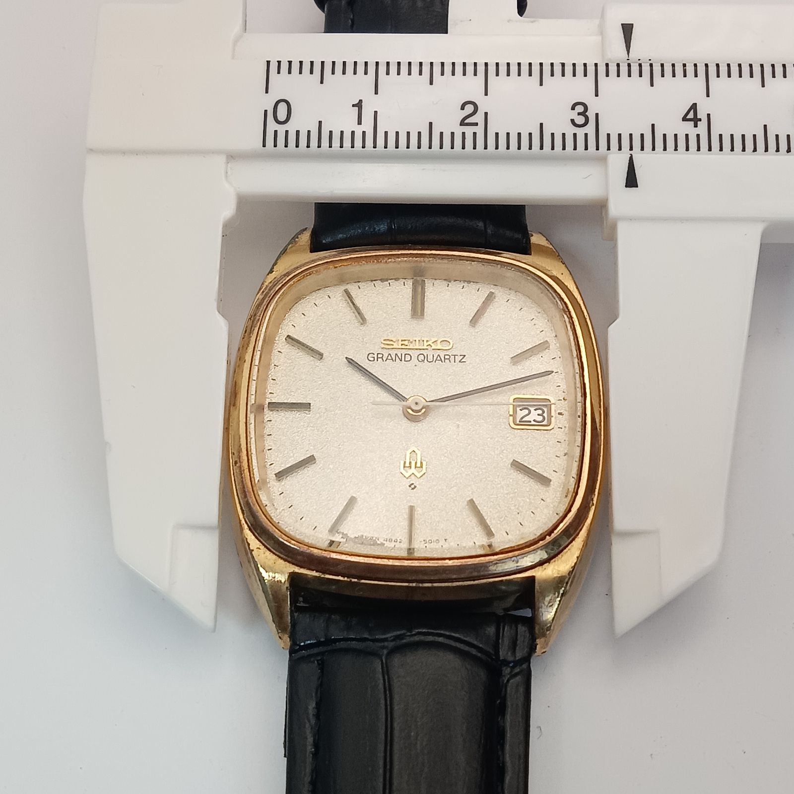 稼働 良品】0523-1 SEIKO GRAND QUARTZ セイコー グランドクォーツ