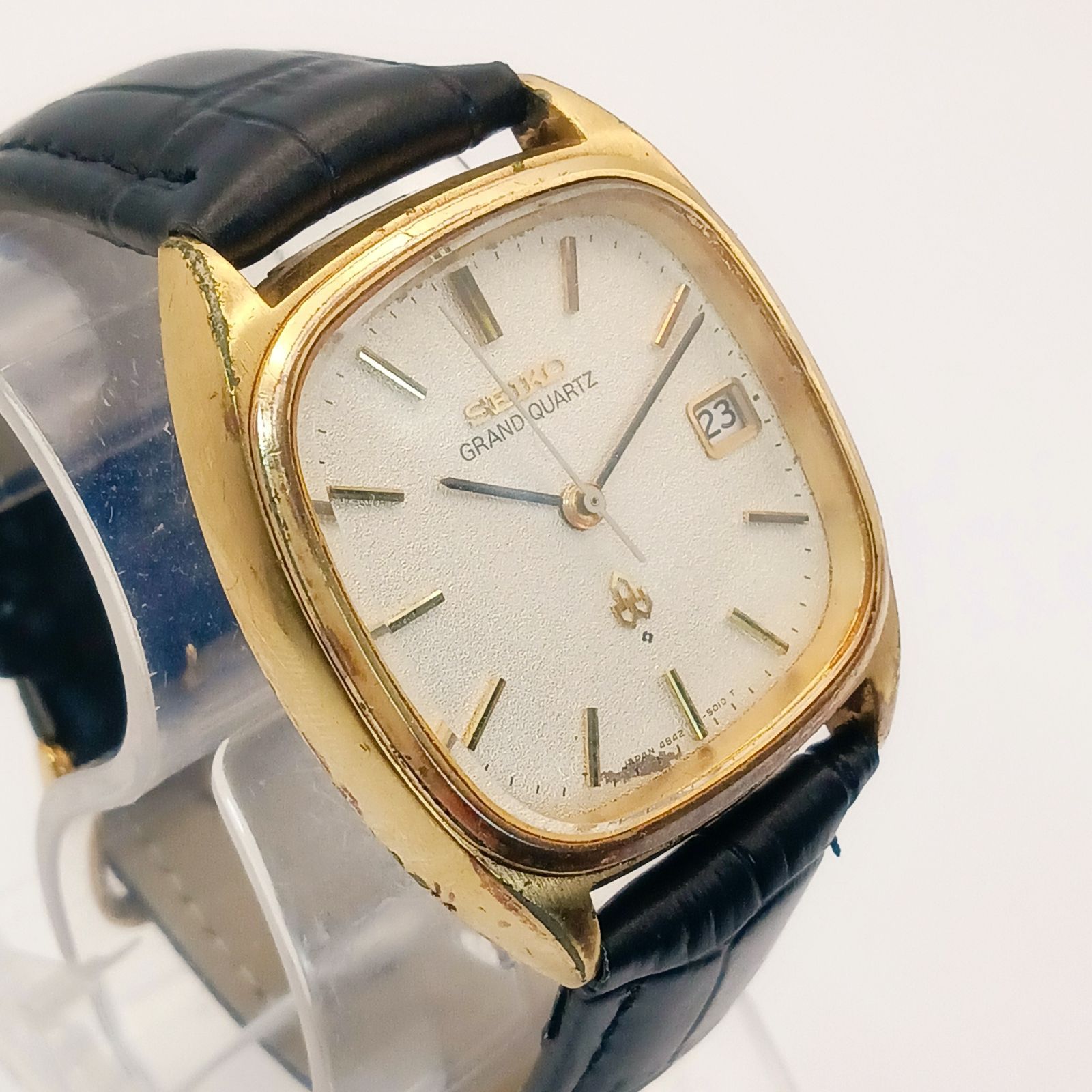 稼働 良品】0523-1 SEIKO GRAND QUARTZ セイコー グランドクォーツ