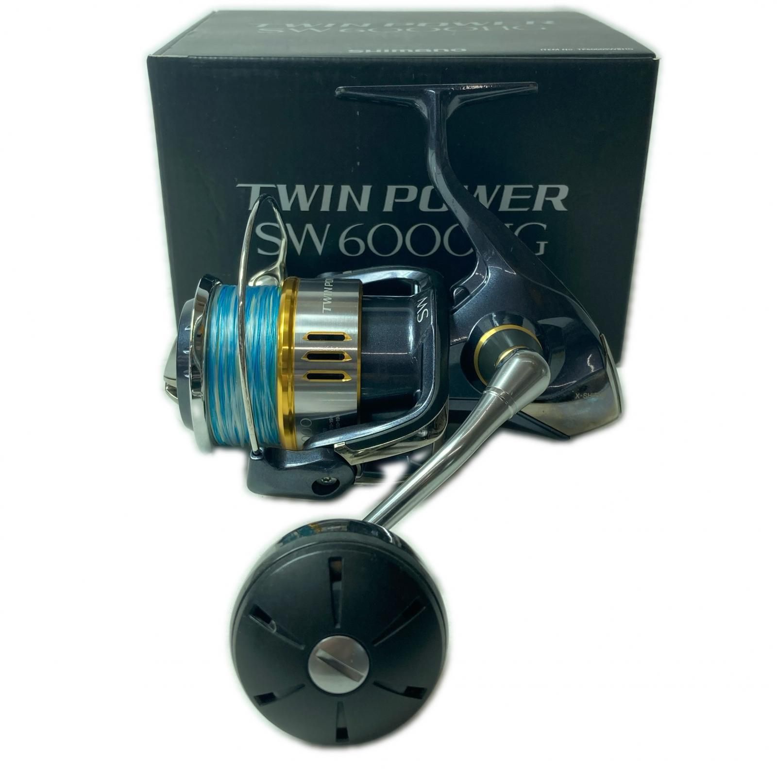 SHIMANO シマノ スピニングリール 15ツインパワーSW 6000HG 03318 箱付