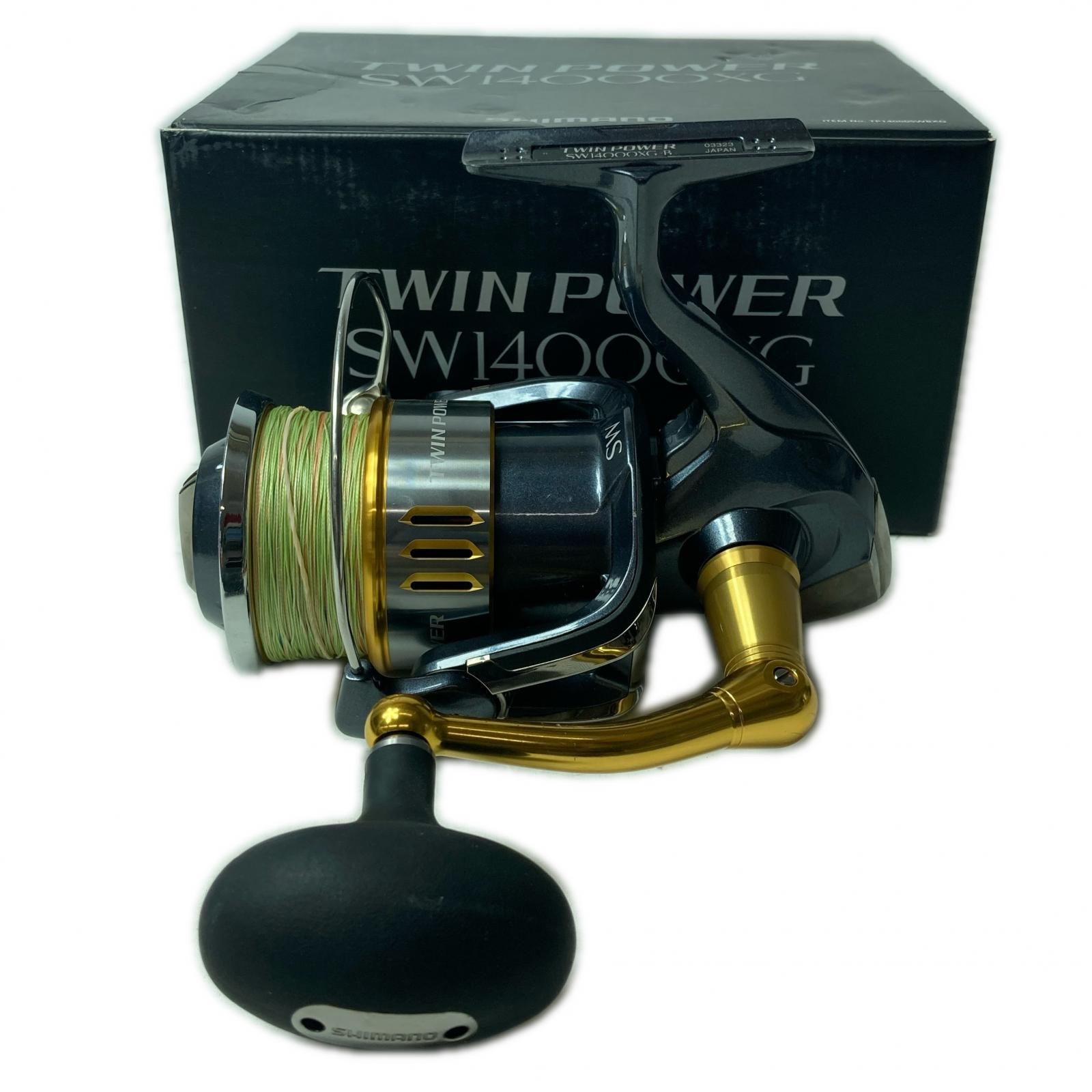 SHIMANO シマノ スピニングリール 15ツインパワーSW 14000XG 03323 箱