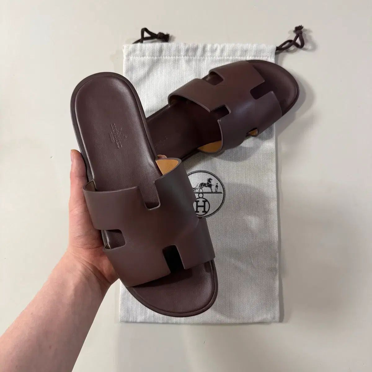 正規品/当日出荷 Hermes エルメス イズミール スリッパ