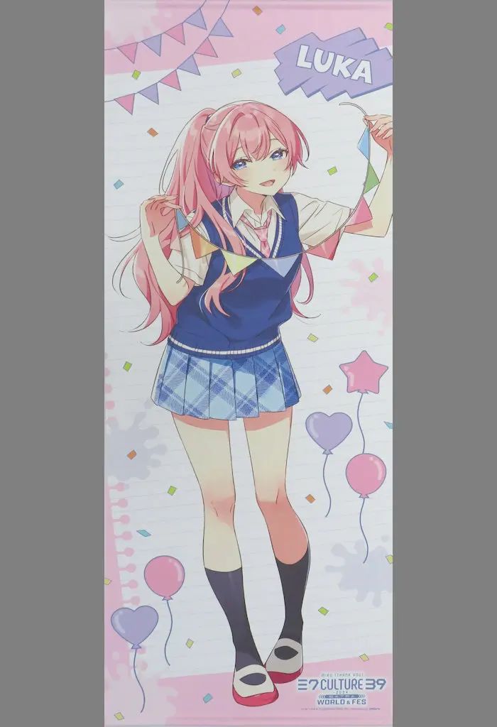 【中古】タペストリー 巡音ルカ FES 等身大タペストリー 「COCOLLABO×piapro 39Culture 2024 EXTRA」