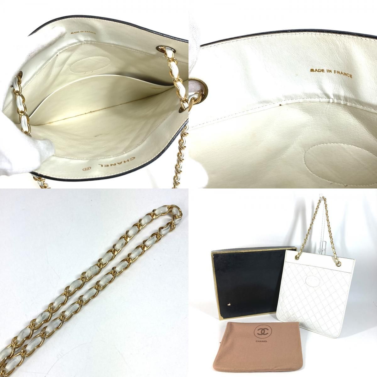 CHANEL シャネル ショルダーバッグ CC ココマーク ロゴ フラット