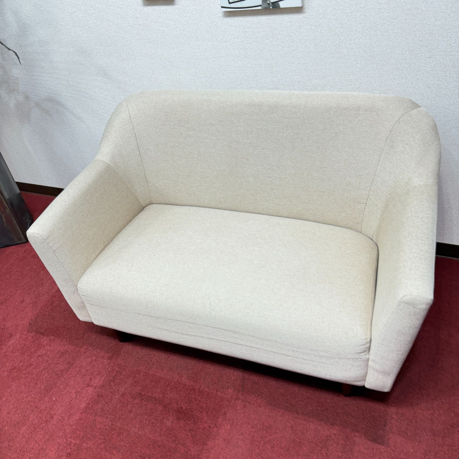 東京23区送料無料 超美品B-COMPANY 2人掛けソファー リンサークリーナ