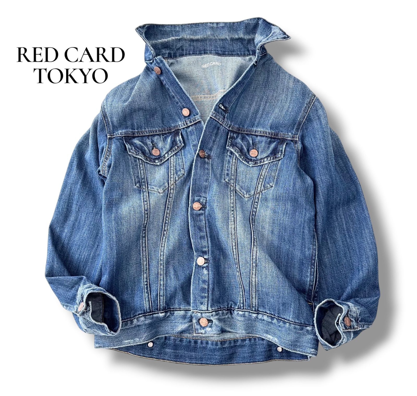 レッドカード Spick and Span Chance デニム ジャケット オーバーサイズ RED CARD TOKYO 日本製 6MY064