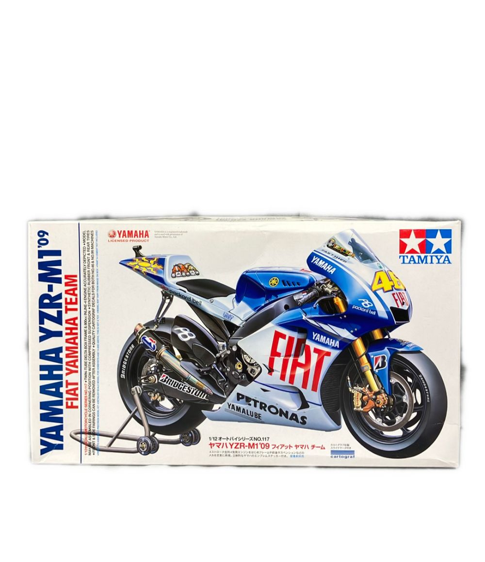 タミヤ ヤマハ YZR-M1 2009 フィアット ヤマハチーム 1/12 プラモデル オートバイシリーズ No.117