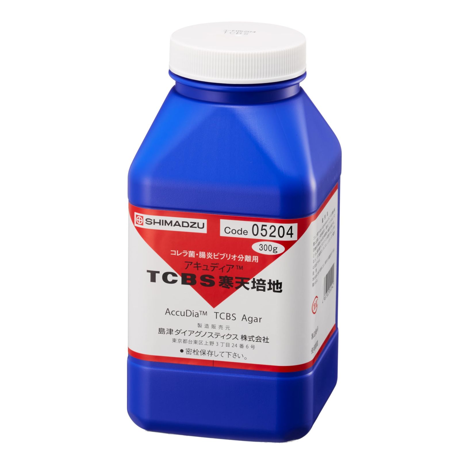 新品 島津ダイアグノスティクス アキュディア TCBS寒天培地 粉末 300g