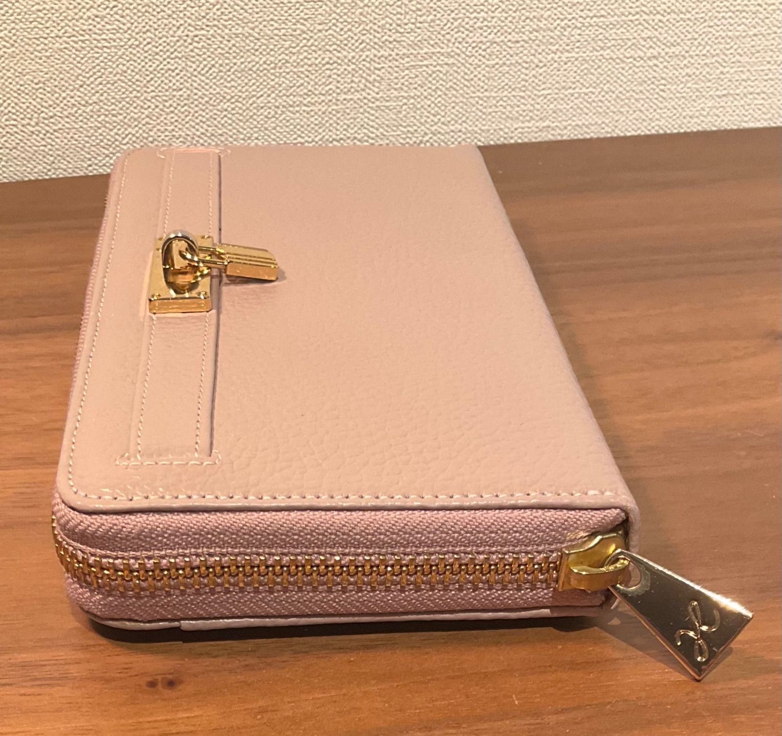 傳濱野 ミーティアウォレット 長財布 ピンク - メルカリ