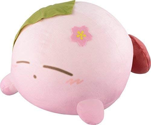 新品 バンプレスト 一番くじ 星のカービィ ふわふ和コレクション ぽよぽよ日和 ラストワン賞　ぽよぽよ桜餅かーびぃぬいぐるみ　すやすやver．　全1種
