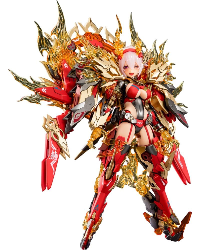 新品 壽屋(KOTOBUKIYA) メガミデバイス 皇巫 スサノヲ 紅蓮 全高約220mm 1/1スケール プラモデル