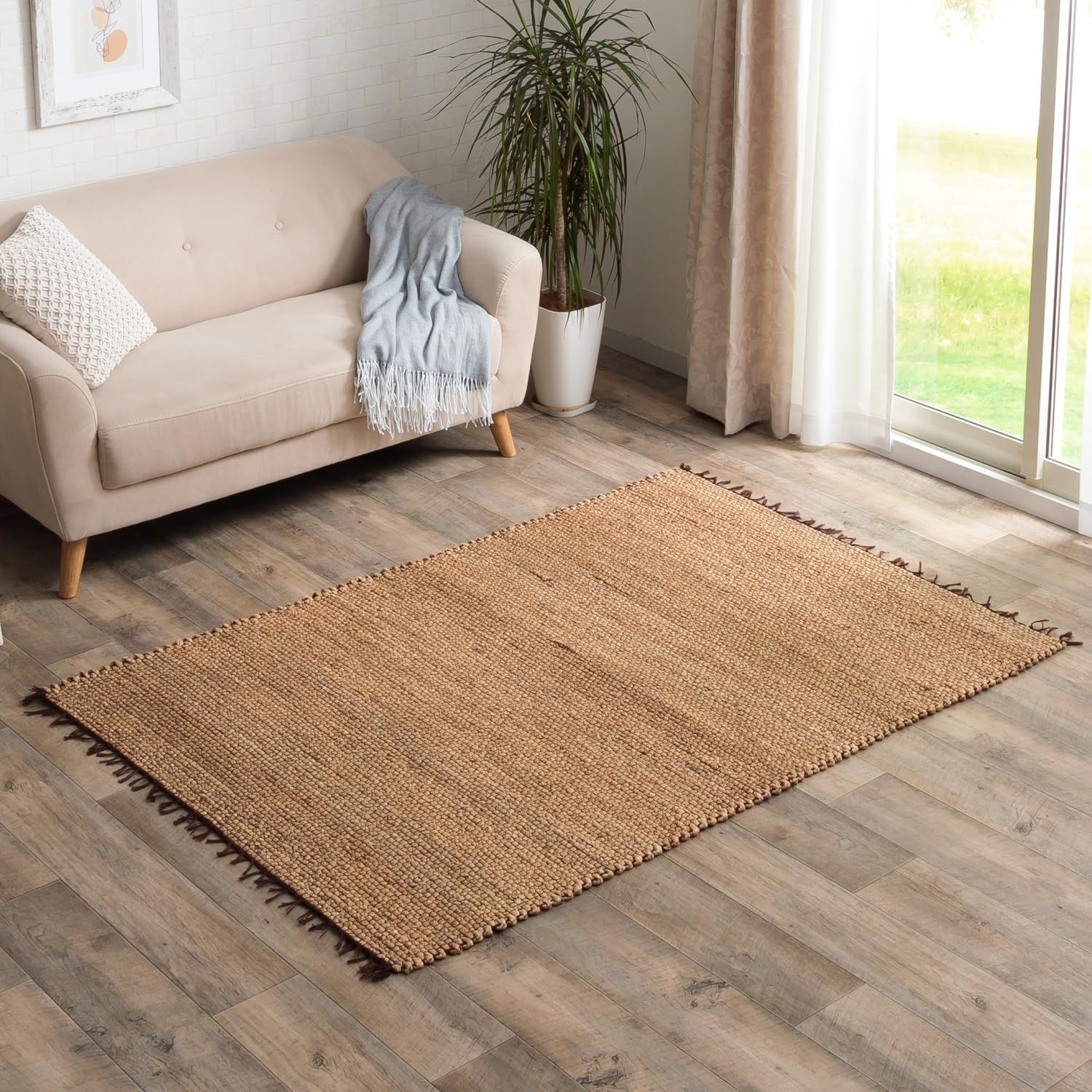 新品 イケヒコ 天然素材 ウォーターヒヤシンス ラグ 約80×150cm 北欧 ナチュラル ラグマット 通気性 丈夫 リゾート マット おしゃれ #1072780017119
