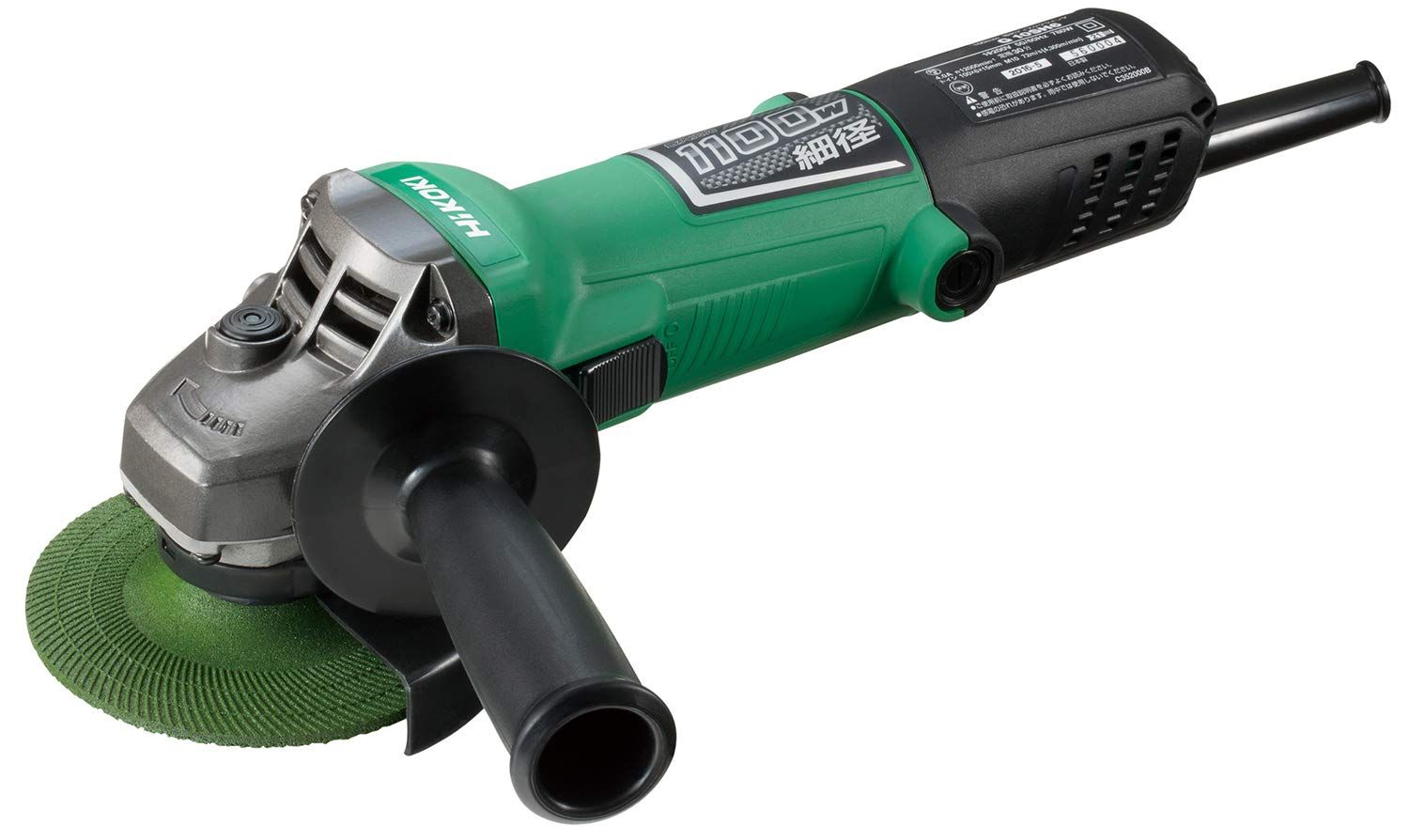 新品 HiKOKI(ハイコーキ) 電気ディスクグラインダー 砥石外径100mm 穴径15mm AC100V G10SH6 100V
