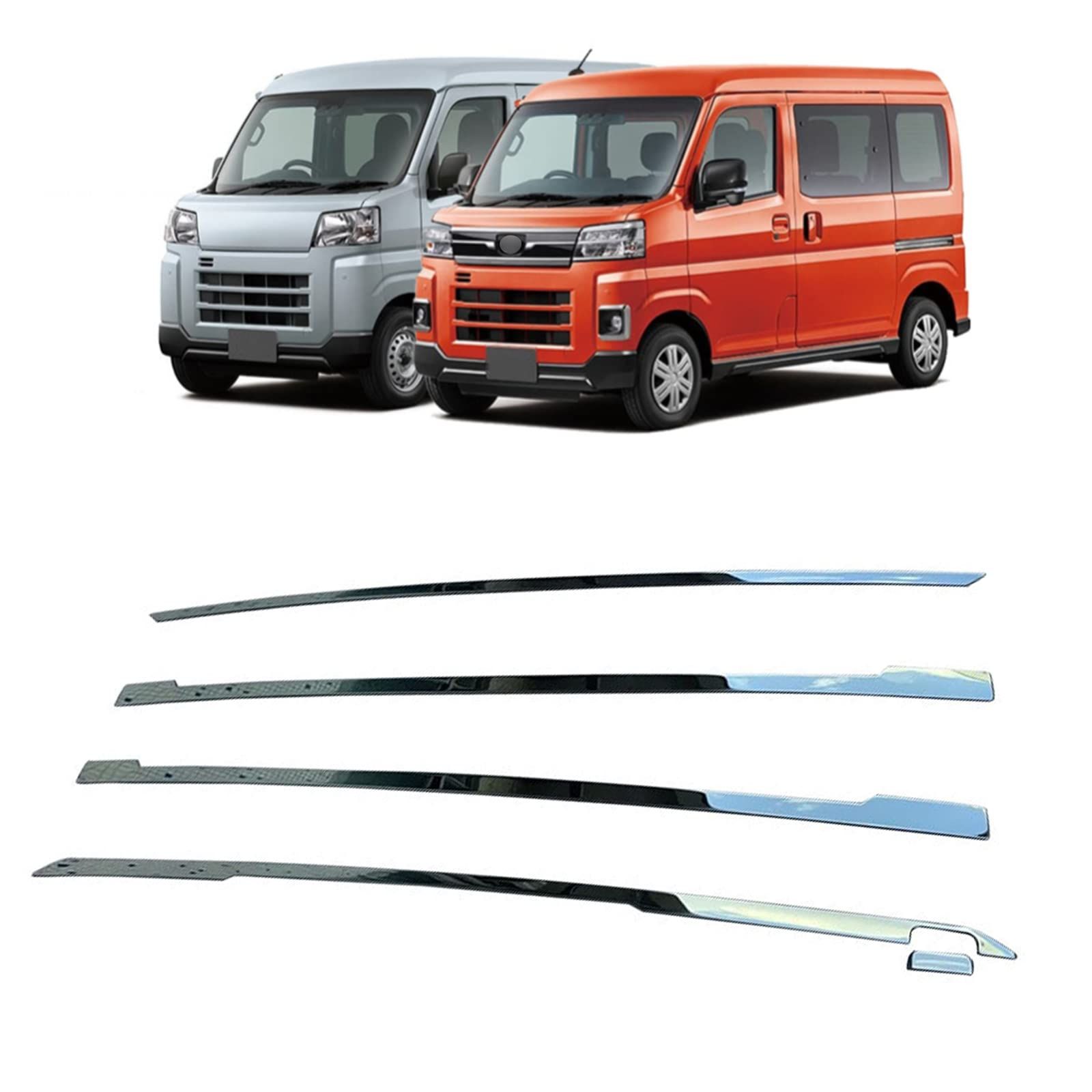 新品 ダイハツ アトレー S700V S710V ハイゼットカーゴ フロントグリルガード ガーニッシュ バンパーカバー プロテクター 外装 アクセサリー カスタム パーツ (ブラック) 6,739円