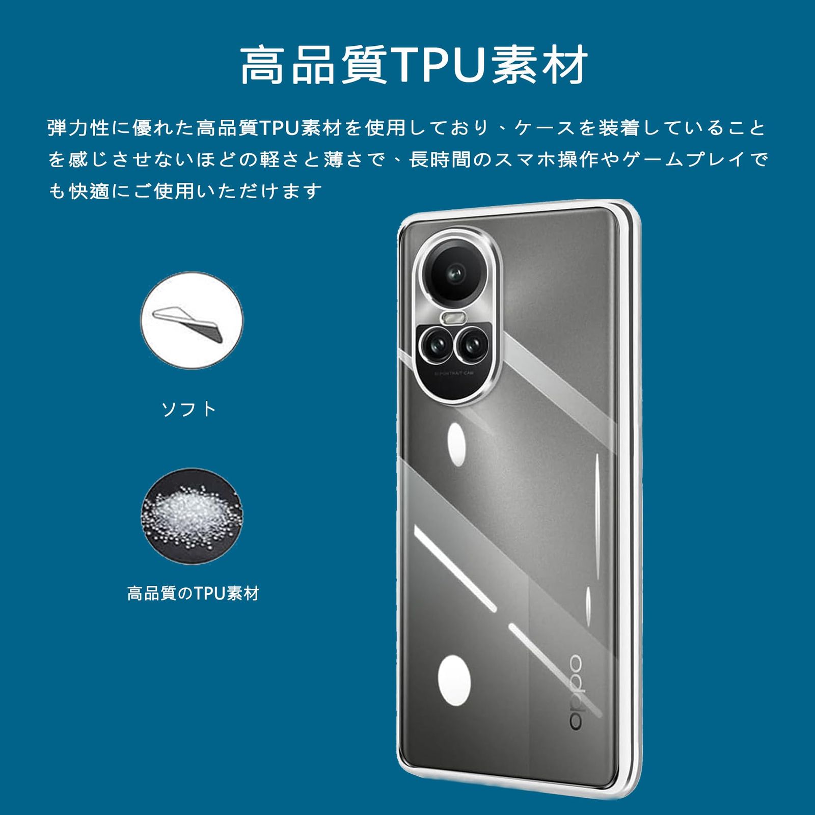 新品 Nutmeg OPPO Reno10 Pro 5G ガラスフィルム（2枚）+ OPPO Reno10