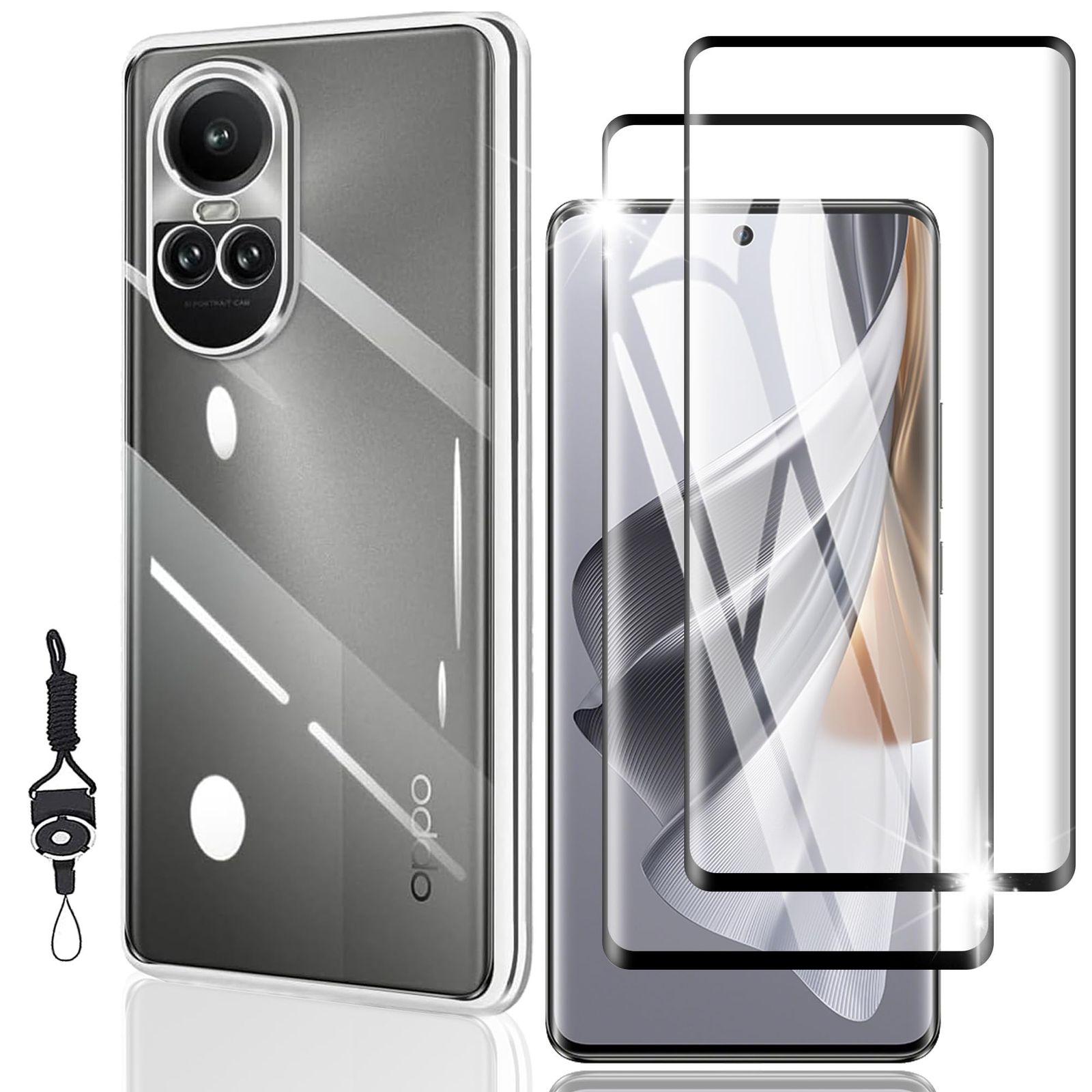 新品 Nutmeg OPPO Reno10 Pro 5G ガラスフィルム（2枚）+ OPPO Reno10