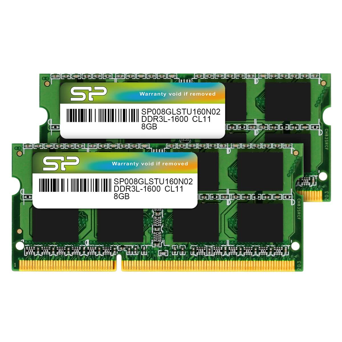 新品 シリコンパワー DDR3L 16GB (2x8GB) RAM 1600MHz (PC3 12800) 204ピン CL11 1.35V ノンECCバッファード SODIMM ノートパソコン メモリー RAM モジュール アップグレード