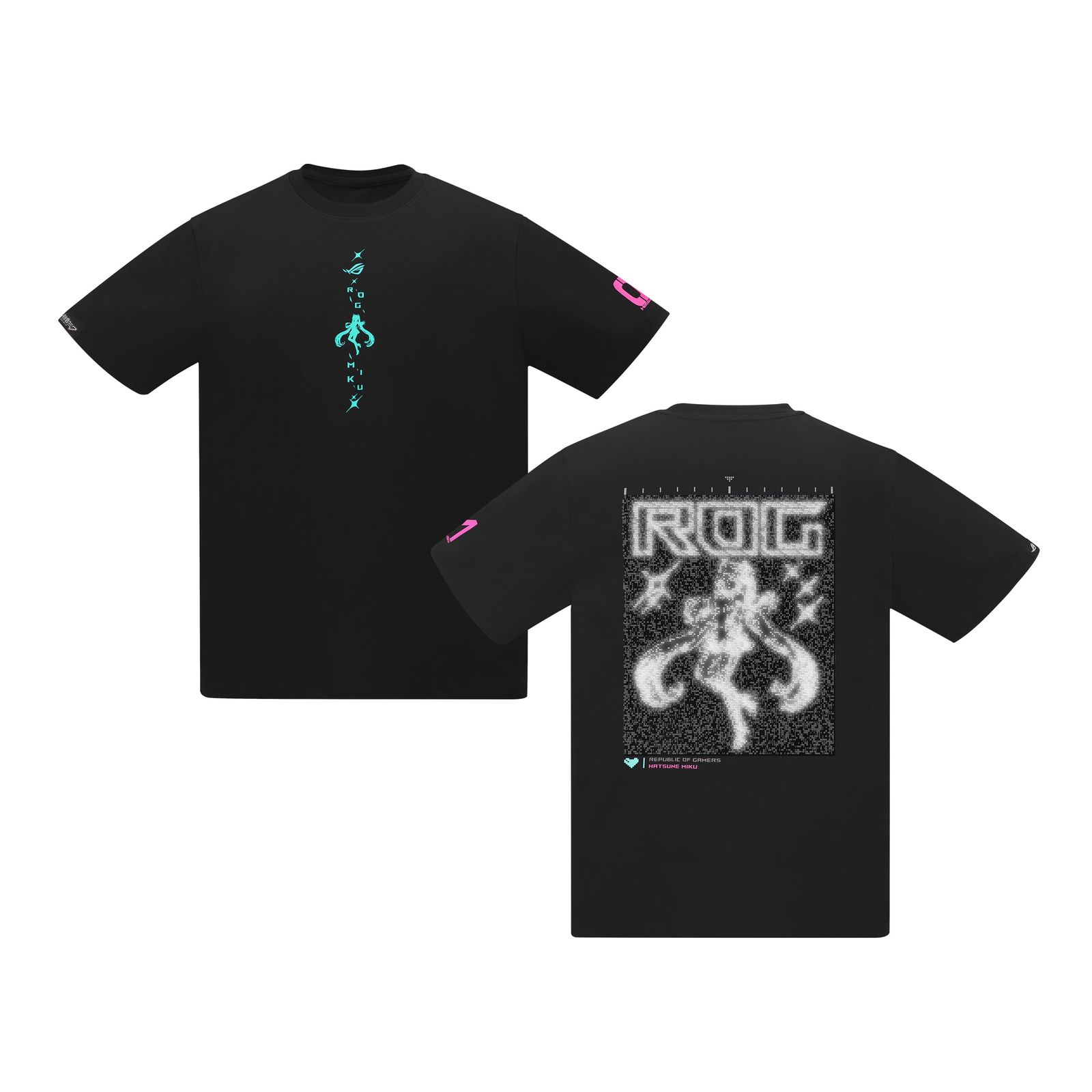 新品 ASUS 初音ミク コラボ Tシャツ ROG T-SHIRT II HATSUNE MIKU EDITION Mサイズ 日本正規代理店品