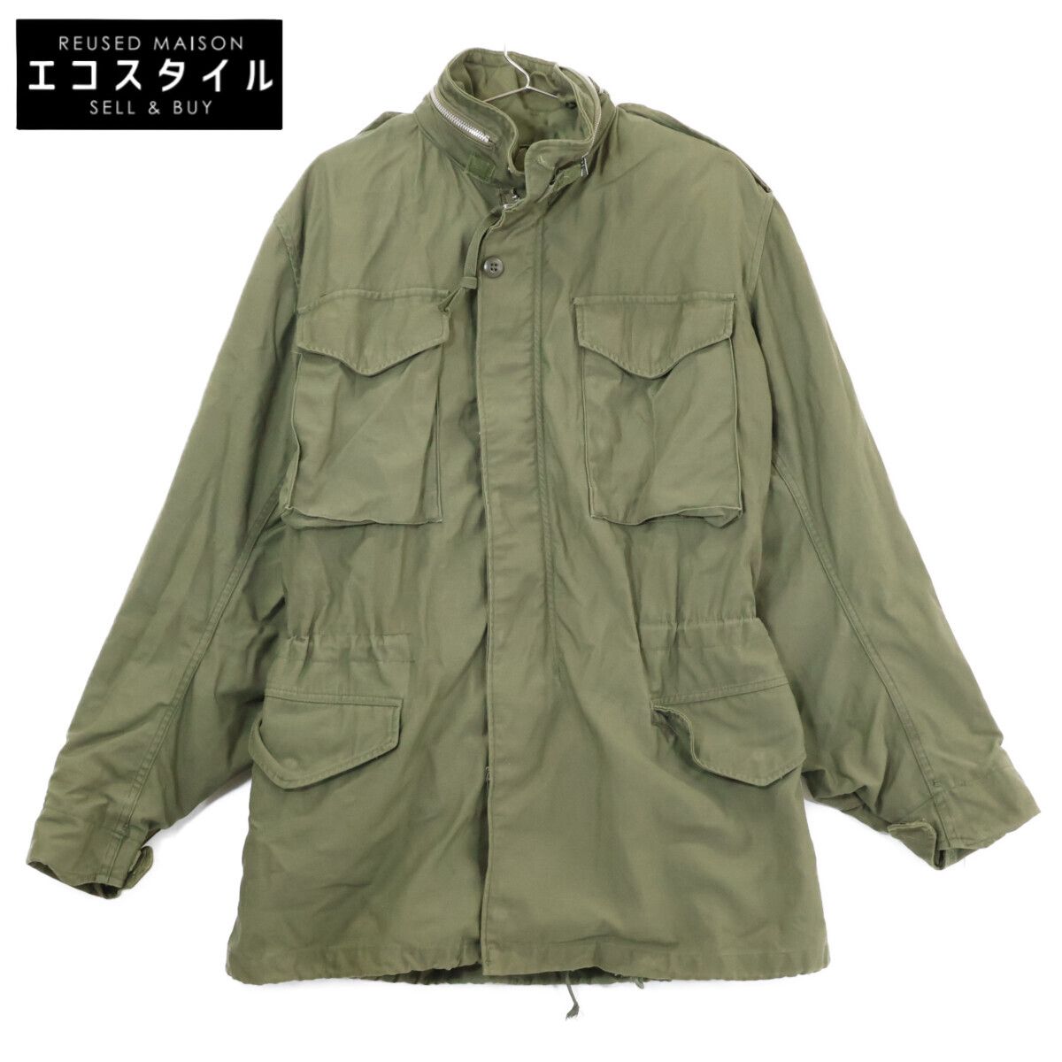 セール，爆買い MILITARY ミリタリー カーキ 69年製 M-65 アルミジップ