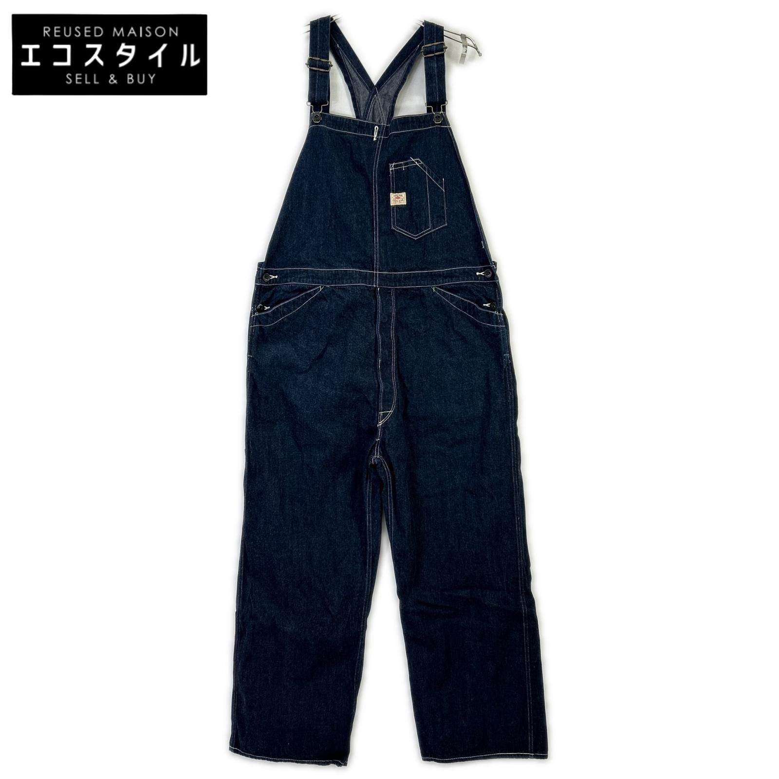 SUGAR CANE　シュガーケーン　SC42242JK インディゴ デニム オーバーオール　36×32