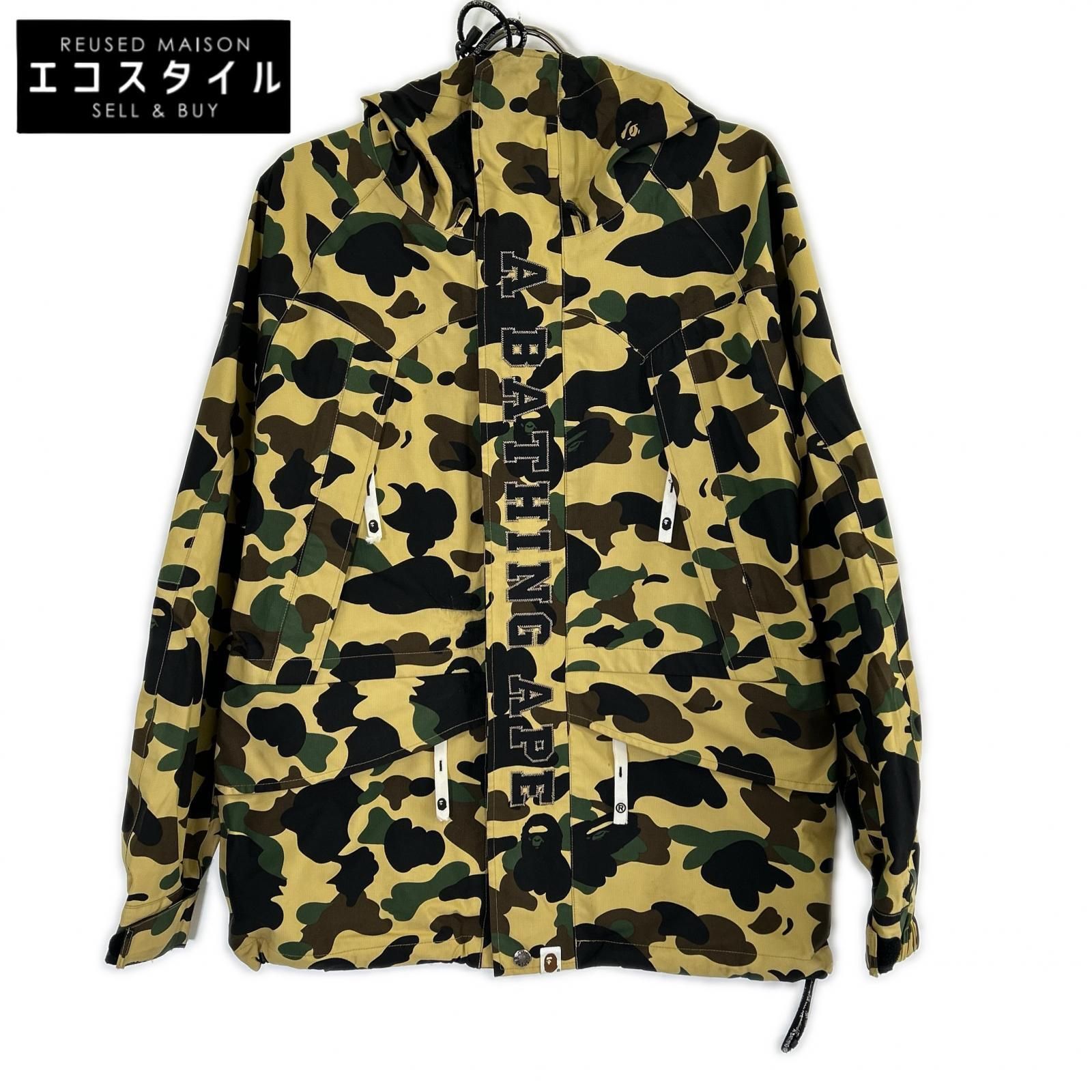 A BATHING APE　アベイシングエイプ　001HJC801001X 1ST CAMO SNOWBOARD JACKET GORE-TEX ナイロンジャケット　L